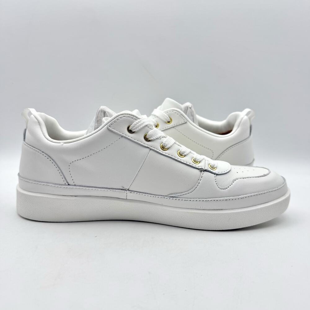 Vionic Womens Elise Casual Sneakers US 8 Wide EU 38.5 White Leather NIB - Picture 4 of 13